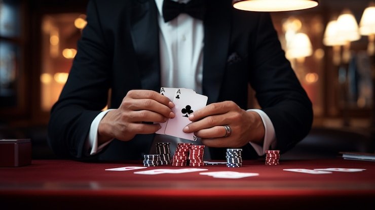 AduQ table interface on pedro4d login showing card hands, betting controls, and player positions